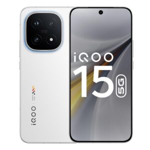 iQOO 15 (Legend, 12GB RAM, 256GB Storage) | Fastest Snapdragon 8 Elite Gen 5 Processor* | Origin OS 6